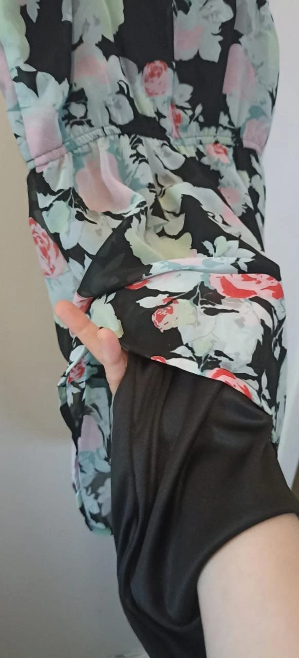 Vestido de verão fluido Jennyfer – Motivo Floral (Rosas) Tamanho P – photo 7